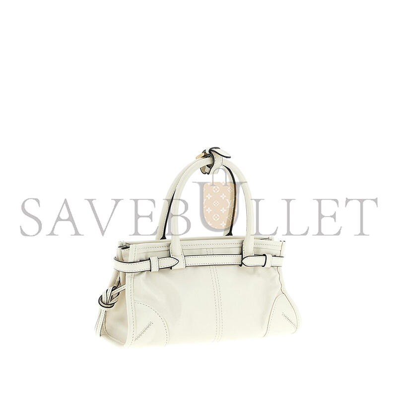 Pra*a bonnie leather mini handbag 1ba486 (23.5*12*9cm)